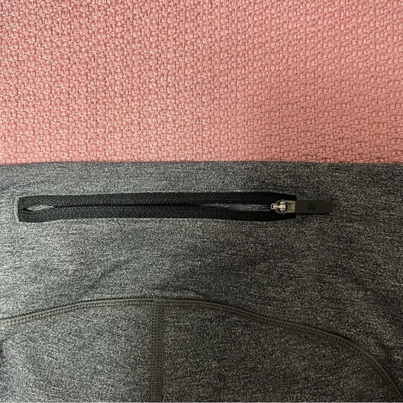Lululemon Speed Up Crop (21") Heathered Black size 6 - Picture 12 of 13